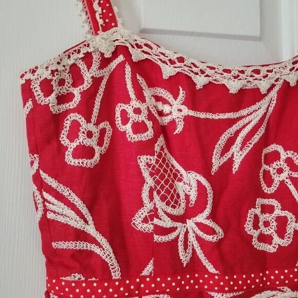 NWOT Cynthia steffe embroidered dress 2 - Picture 3 of 12